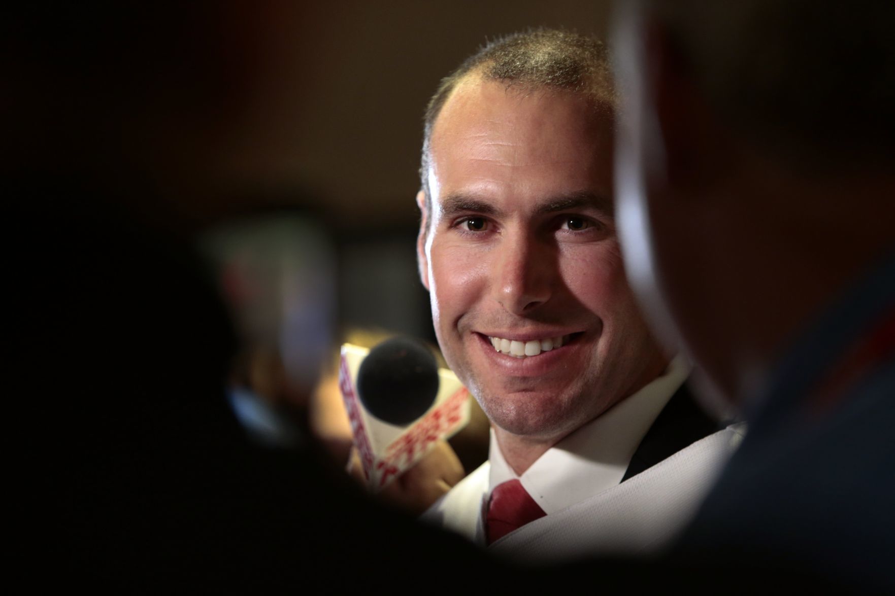 The cardinals present Paul Goldschmidt